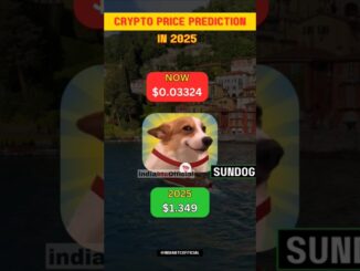 Crypto Price Prediction In 2025....??#crypto #cryptotrading #memecoin #sundog #indiabtc #bitcoin