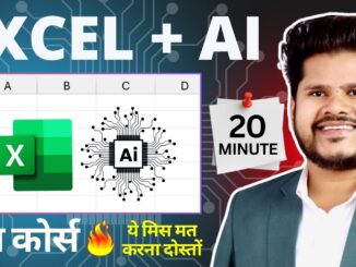 EXCEL + AI complete tutorial for beginners ! Real Use of ChatGPT AI in excel