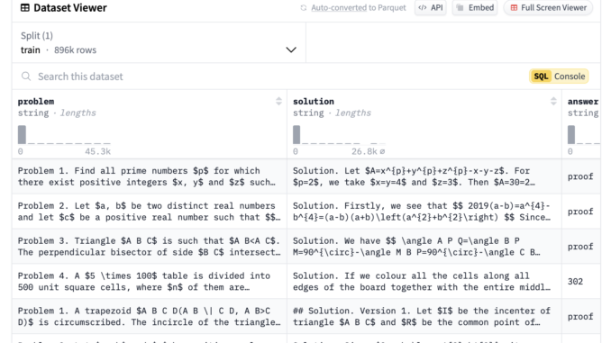 NuminaMath 1.5: Second Iteration of NuminaMath Advancing AI-Powered Mathematical Problem Solving with Enhanced Competition-Level Datasets, Verified Metadata, and Improved Reasoning Capabilities