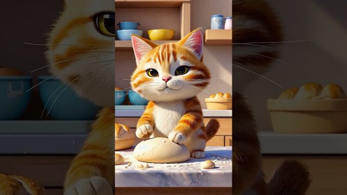 "Witness the Miracle! How AI Guides a Cat to Make Noodles"