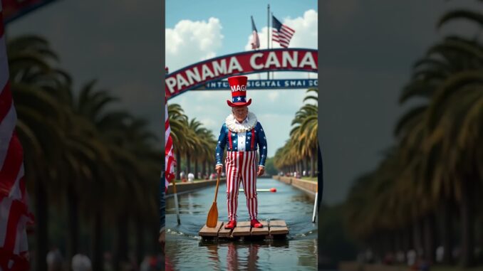 Donald Trump & Panama Canal  #shortsvideo #funny #trump #ai #news #shorts #panama #comedy #politics