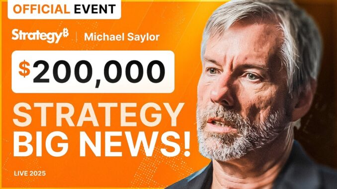 Michael Saylor: Bitcoin BULL RUN CONFIRMED!! BTC PRICE ANALYSIS