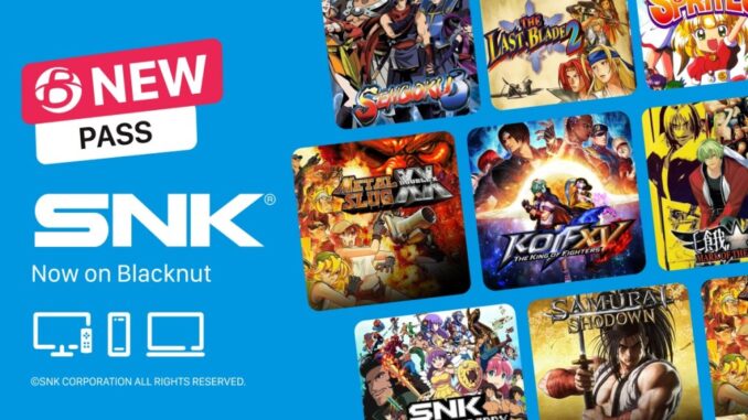SNK's big franchises will debut on Blacknut cloud gaming service SNK's big franchises will debut on Blacknut cloud gaming service
