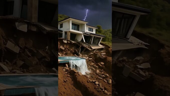 The ground shook, walls creaked, but the villa stood strong—cracked but unbroken