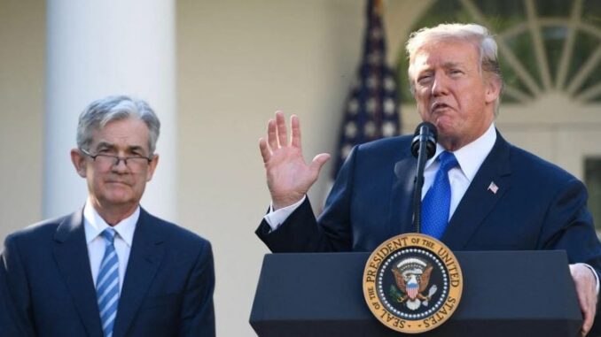 Trump says Fed can raise rates if inflation returns, but Trump says Fed can raise rates if inflation returns, but warns Powell will be "too late for that too"