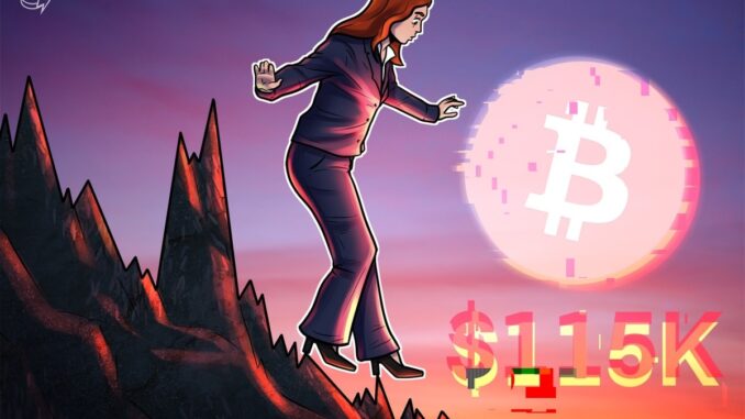 Bitcoin Faces 'Reduced Bullish Intensity' as Traders Focus on $115,000 Bitcoin Faces 'Reduced Bullish Intensity' as Traders Focus on $115,000