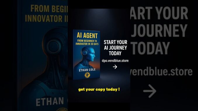 AI Agent: From Beginner to Innovator in 30 Days 🚀 #AI #FutureJobs #ArtificialIntelligence #Digital