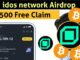 Free idos Token, New Mining, Free Crypto mining, New Mining app, idos network airdrop,