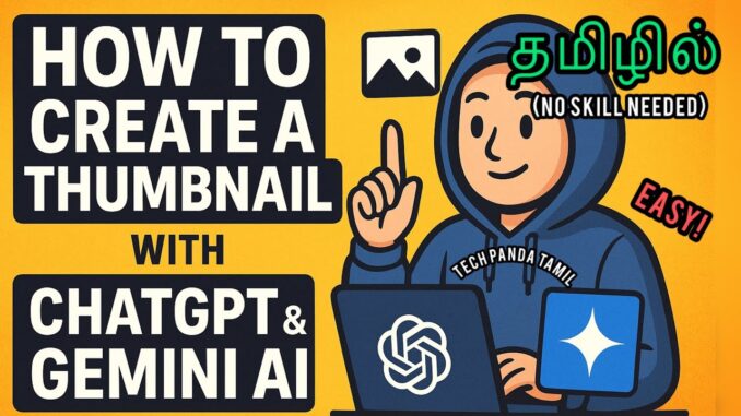 How to create a thumbnail using AI (beginner’s guide)