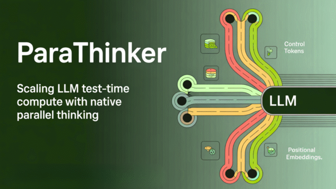 ParaThinker: Scaling LLM Test-Time Compute with Native Parallel Thinking to ParaThinker: Scaling LLM Test-Time Compute with Native Parallel Thinking to Overcome Tunnel Vision in Sequential Reasoning