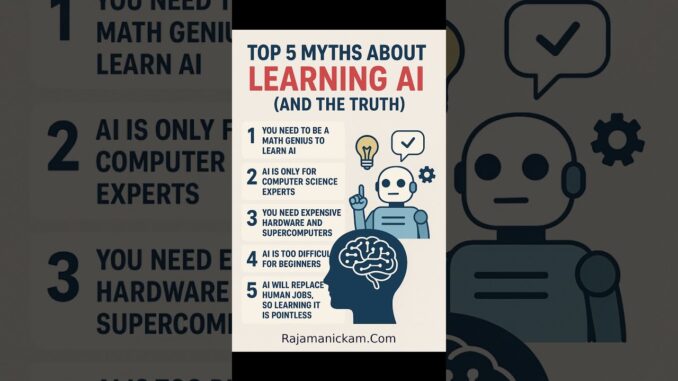 Top 5 Myths About Learning AI